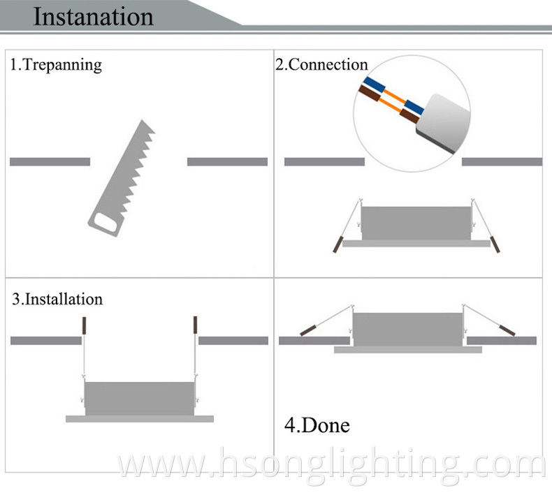 New commercial Diming LED Downlight 7W led light recessed hotel downlight for office